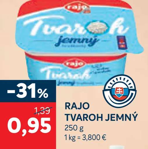 Rajo Tvaroh jemný