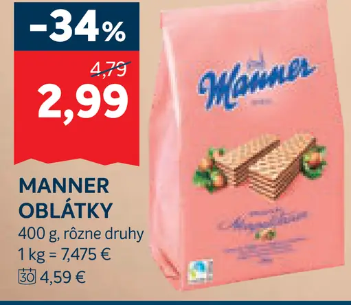 Manner oblátky