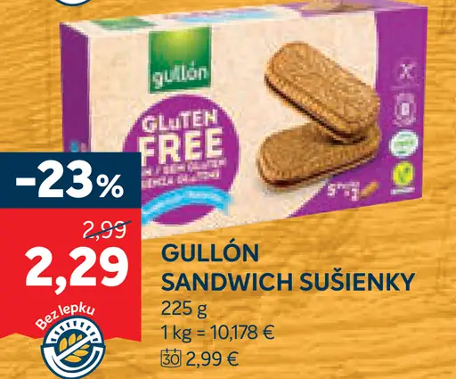 Gullón sandwich sušienky