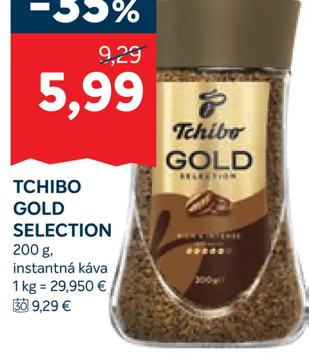 Tchibo Gold Selection instantná káva