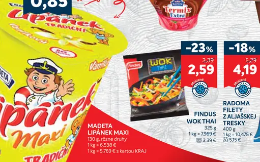 Findus Wok Thai mrazená zeleninová zmes