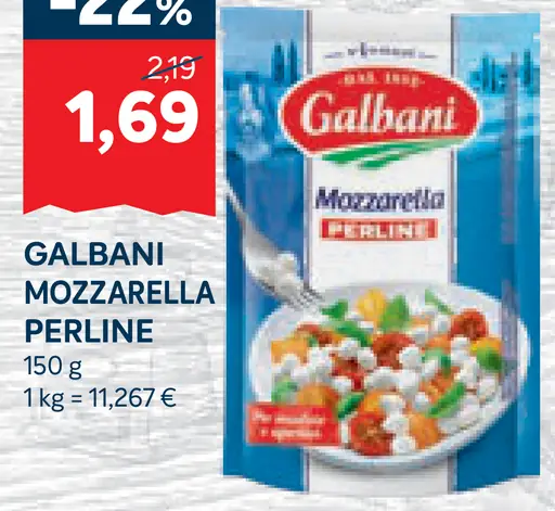 Galbani mozzarella Perline