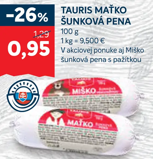 Tauris Maťko šunková pena