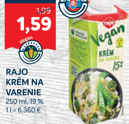 Rajo krém na varenie
