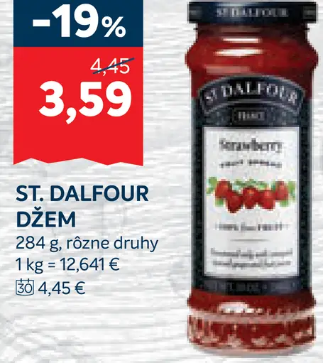 St. Dalfour džem jahodový