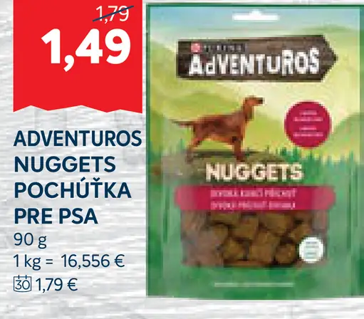 Adventuros Nuggets pochúťka pre psy