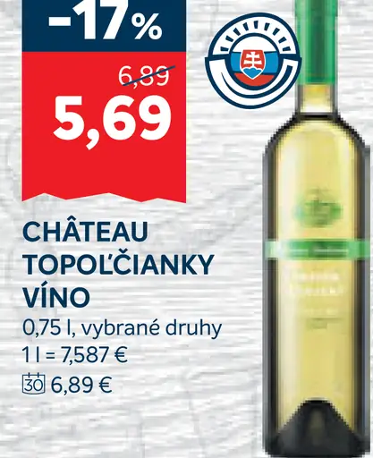 Château Topoľčianky víno