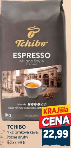 Tchibo Espresso zrnková káva