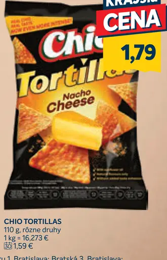 Chio Tortillas Nacho Cheese