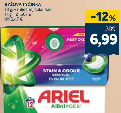 Ariel Allin1 PODS kapsuly na pranie Color