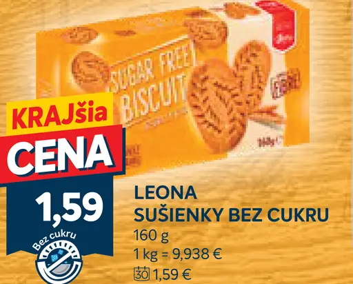 Leona sušienky bez cukru