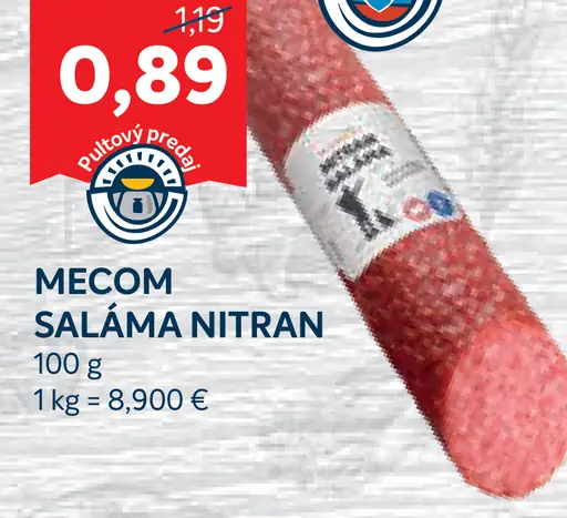 Mecom Nitran saláma