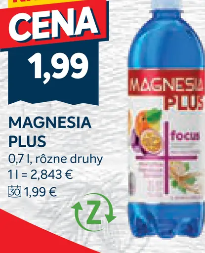 Magnesia Plus minerálna voda