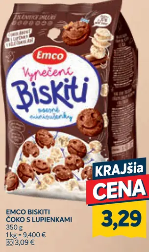 Emco Biskiti čoko s lupienkami