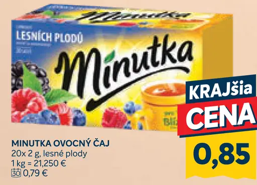 Minutka ovocný čaj lesné plody