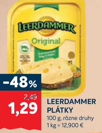 Leerdammer plátky
