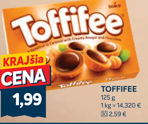 Toffifee pralinky