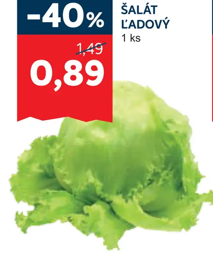 Šalát ľadový čerstvý