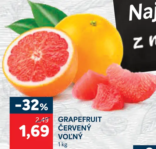 Grapefruit červený
