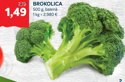Brokolica balená