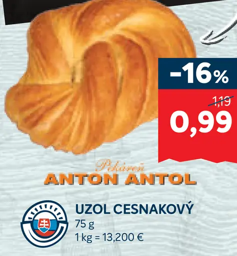 Pekáreň Anton Antol uzol cesnakový