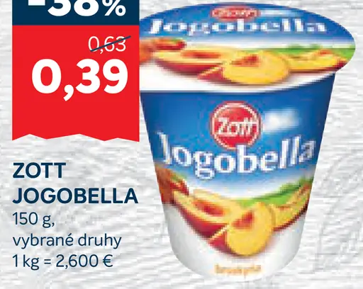 Zott Jogobella Jogurt