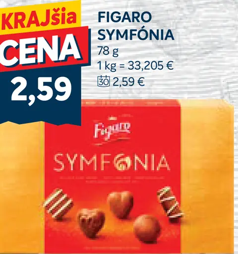 Figaro Symfónia pralinky