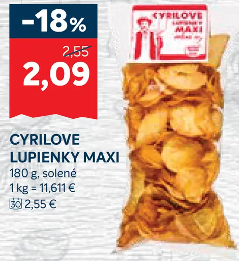 Cyrilove lupienky Maxi solené