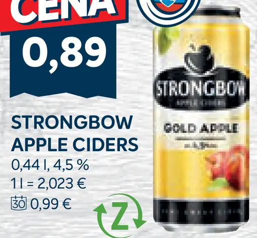 Strongbow Apple Ciders Gold Apple plechovka
