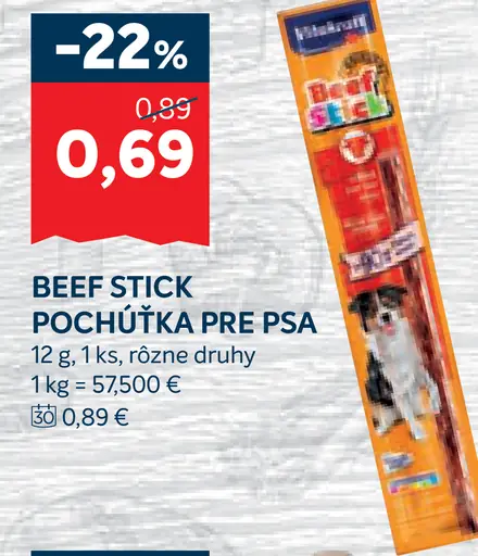 Vitakraft Beef stick pochúťka pre psy