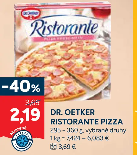 Dr. Oetker Ristorante pizza mrazená