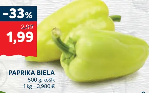 Paprika biela