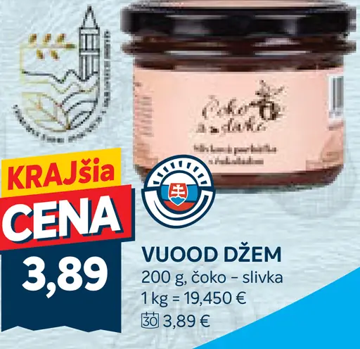 Vuoob džem čoko-slivka