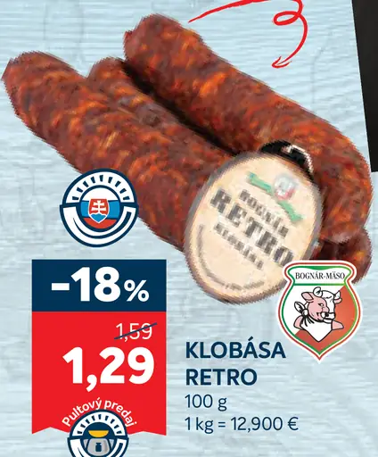 Klobása Retro