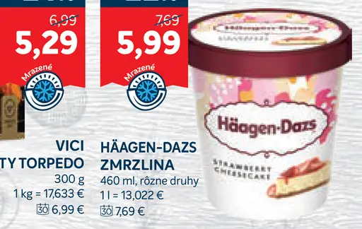 Häagen-Dazs zmrzlina Strawberry Cheesecake