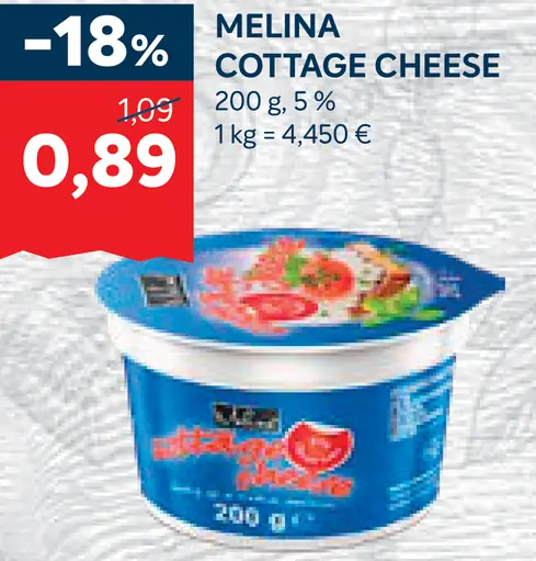 Melina Cottage Cheese tvarohový syr