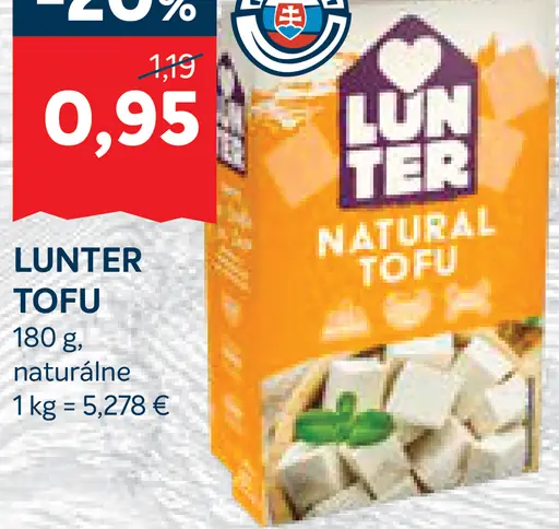 Lunter Natural Tofu