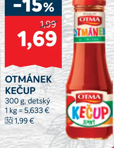 Otmanek kečup detský