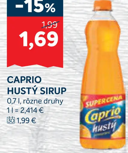 Caprio Hustý Sirup