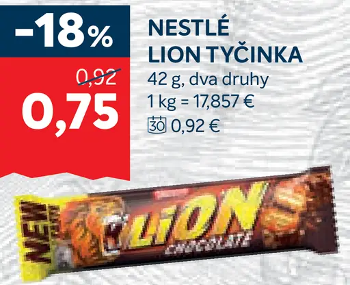 Nestlé Lion tyčinka