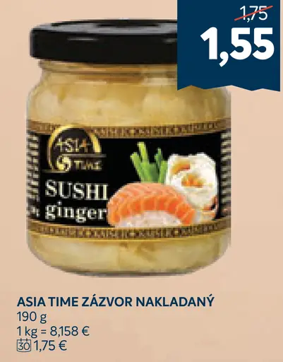 Asia Time Zázvor na Sushi