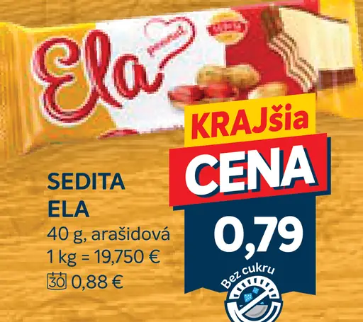 Sedita Ela arašidová tyčinka