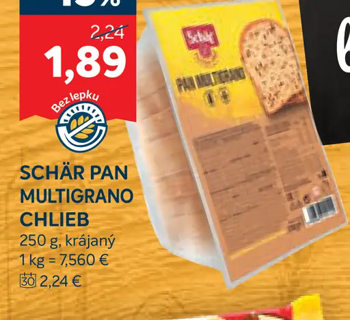 Schär Pan Multigrano chlieb