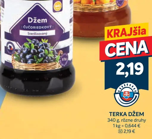 Terka džem sterilizovaný