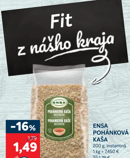 Ensa pohánková kaša instantná