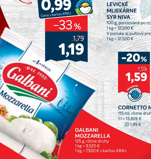 Galbani Mozzarella čerstvý syr