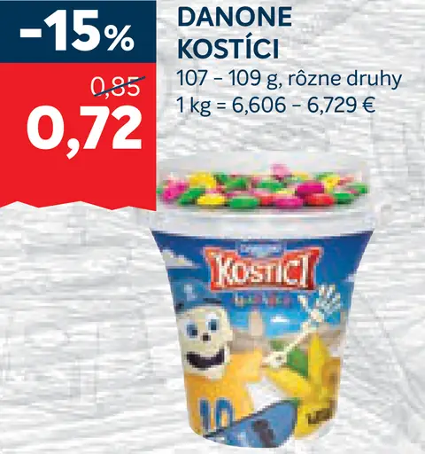 Danone Kostići jogurtový dezert