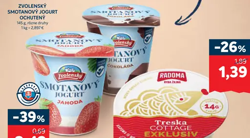 Zvolenský smotanový jogurt