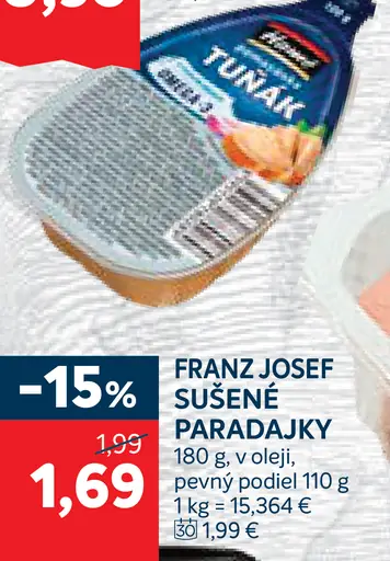 Franz Josef sušené paradajky v oleji