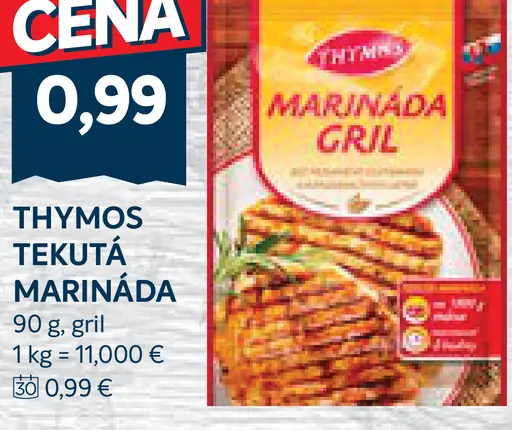 Thymos Tekutá marináda gril